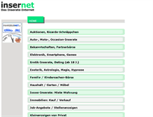 Tablet Screenshot of insernet.ch